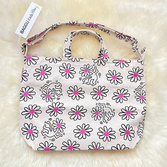 BAGGU x Keith Haring Horizontal Zip Duck Bag
